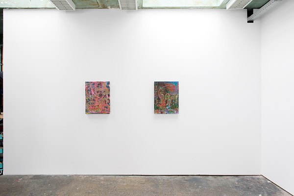 CHRIS MARTIN, Exhibition view, Rectangle, Brussels, 2015