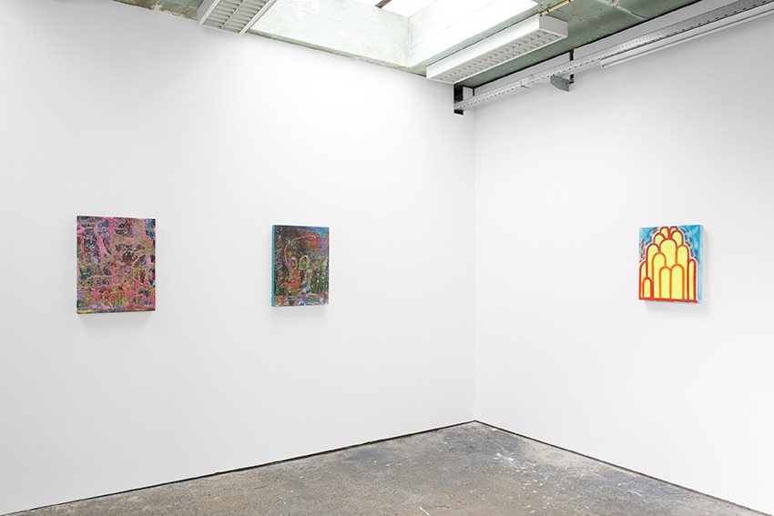 CHRIS MARTIN, Exhibition view, Rectangle, Brussels, 2015