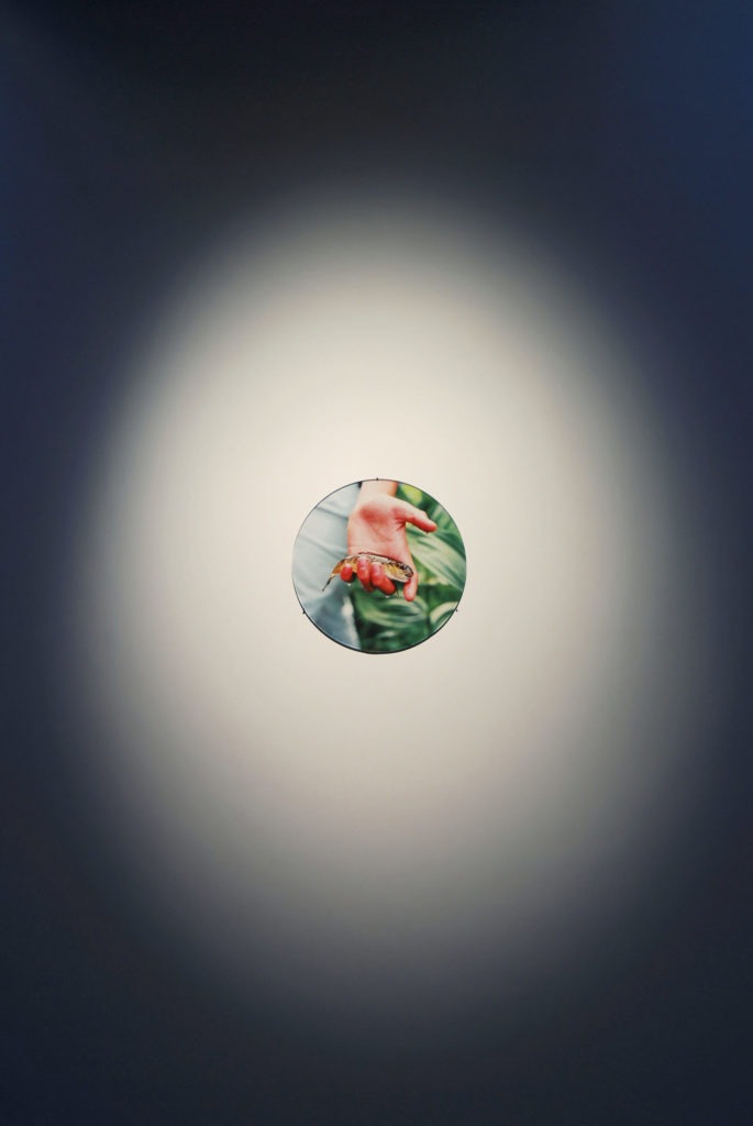 Martin Belou, Vladimir ,2012, photographie tirée sur verre, 40 x 40 cm